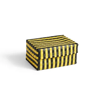 Contenitore Maxim Stripe Box S 21x30 cm - Giallo-nero - HAY