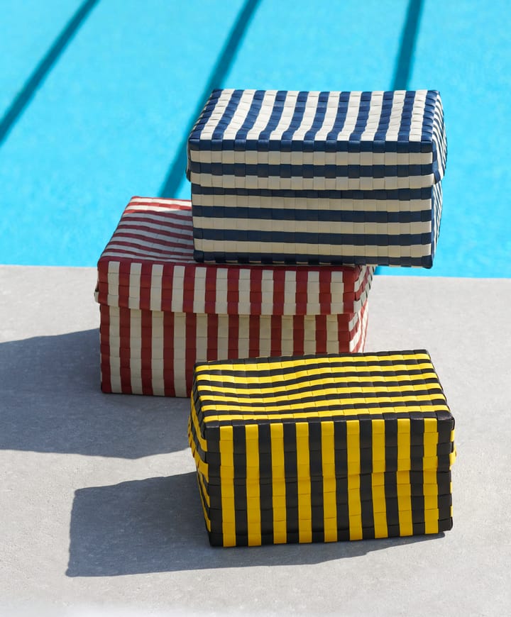 Contenitore Maxim Stripe Box S 21x30 cm, Giallo-nero HAY
