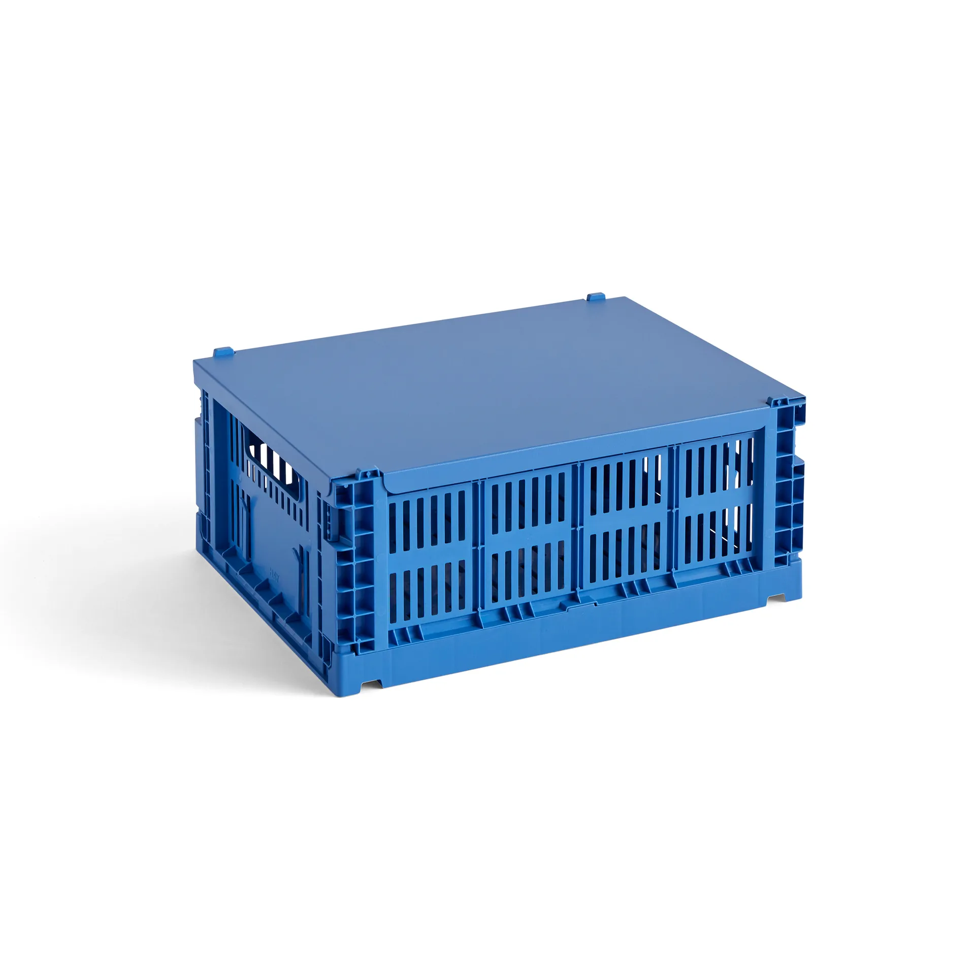 Coperchio Colour Crate medio, Blu elettrico HAY