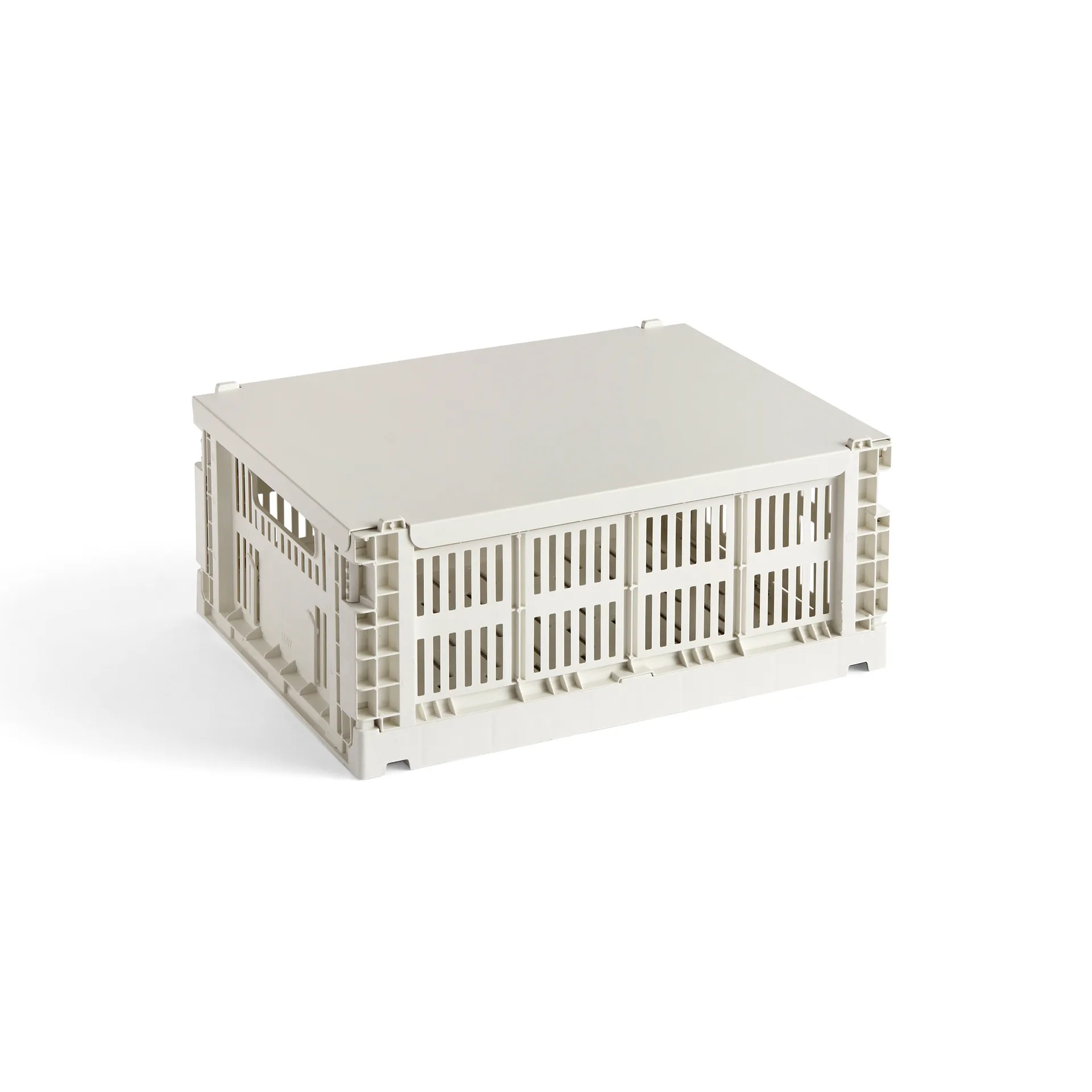 Coperchio Colour Crate medio, Off-white HAY