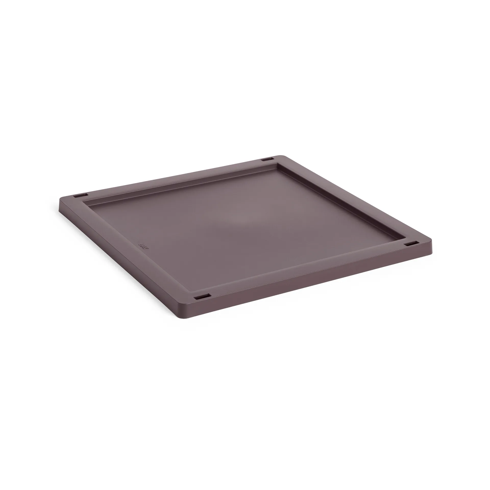 Coperchio in plastica medio per Cassetta Colour Quadrata/Cubo, Bordeaux HAY