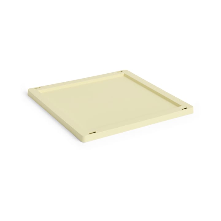 Coperchio in plastica medio per Cassetta Colour Quadrata/Cubo - Light yellow - HAY
