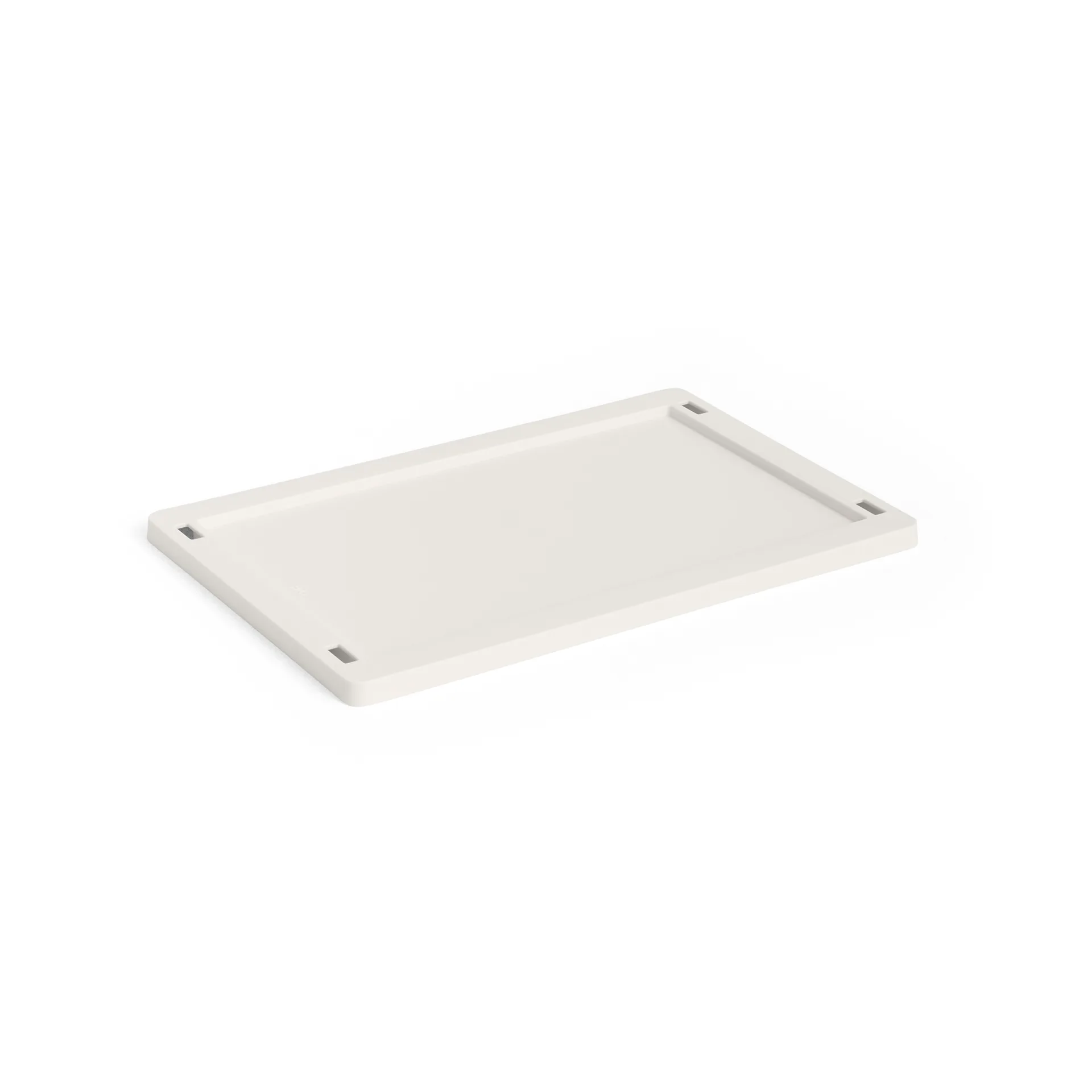 Coperchio in plastica piccolo per Cassetta Colour, Off white HAY