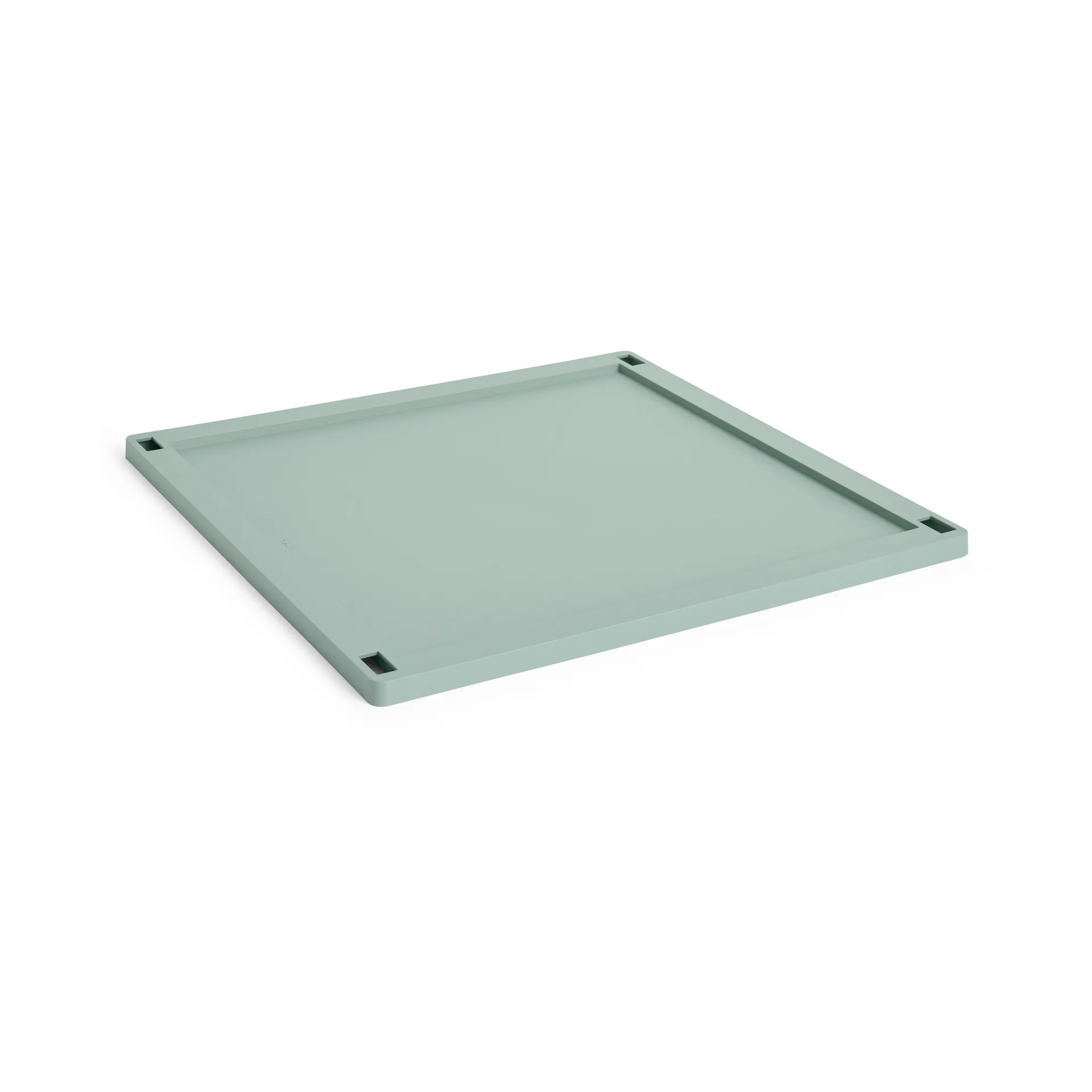 Coperchio in plastica quadrato grande per Cassetta Colour, Sage green HAY