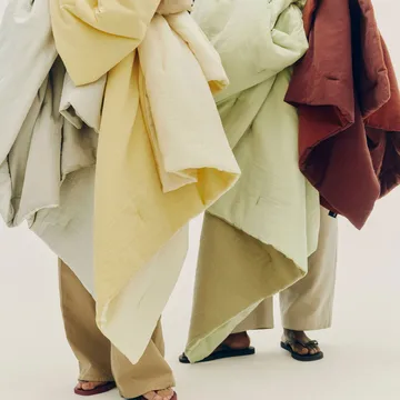 Coperta Air Quilt - Soft yellow, 140x200 cm - HAY