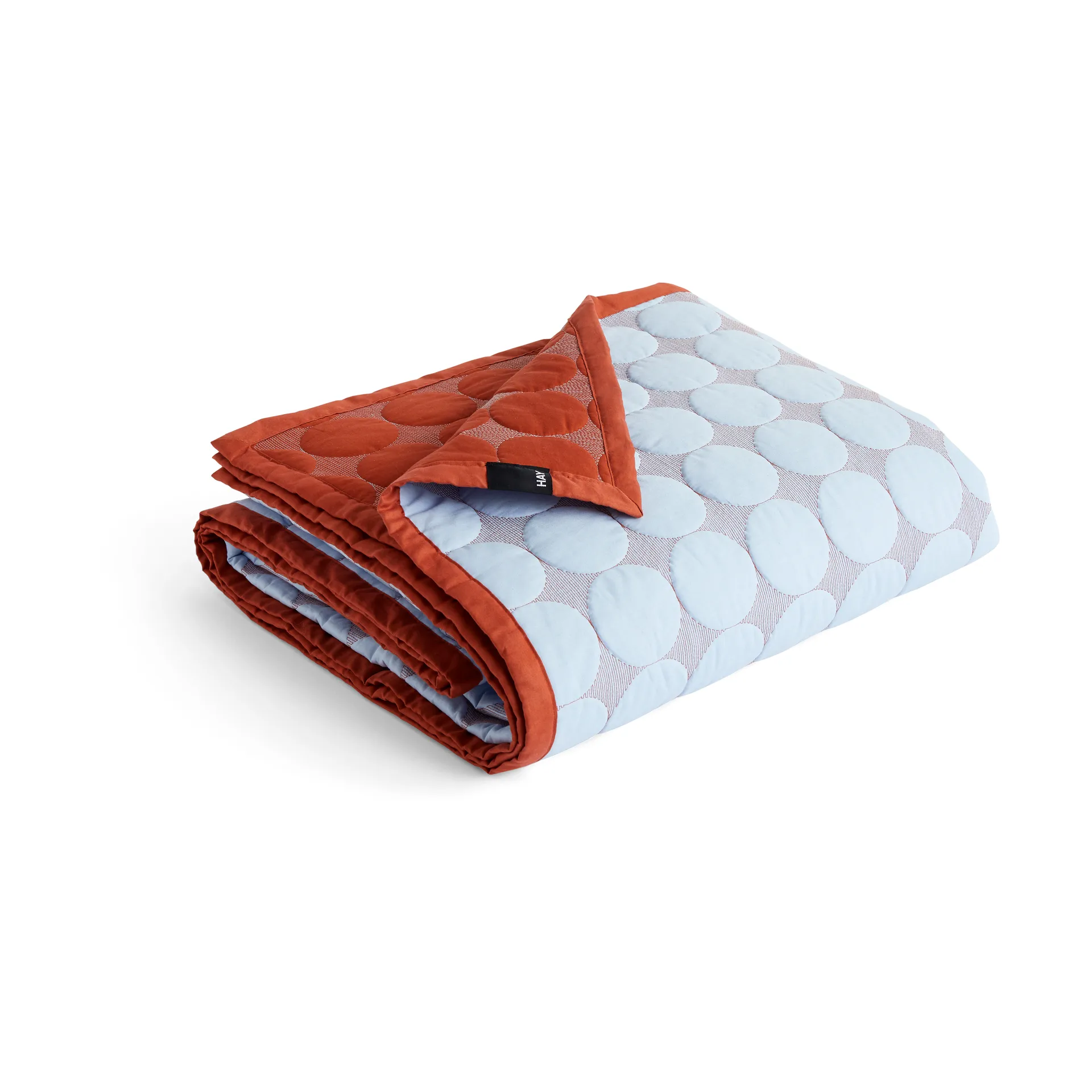 Copriletto Mega Dot 260x260 cm, Azzurro HAY