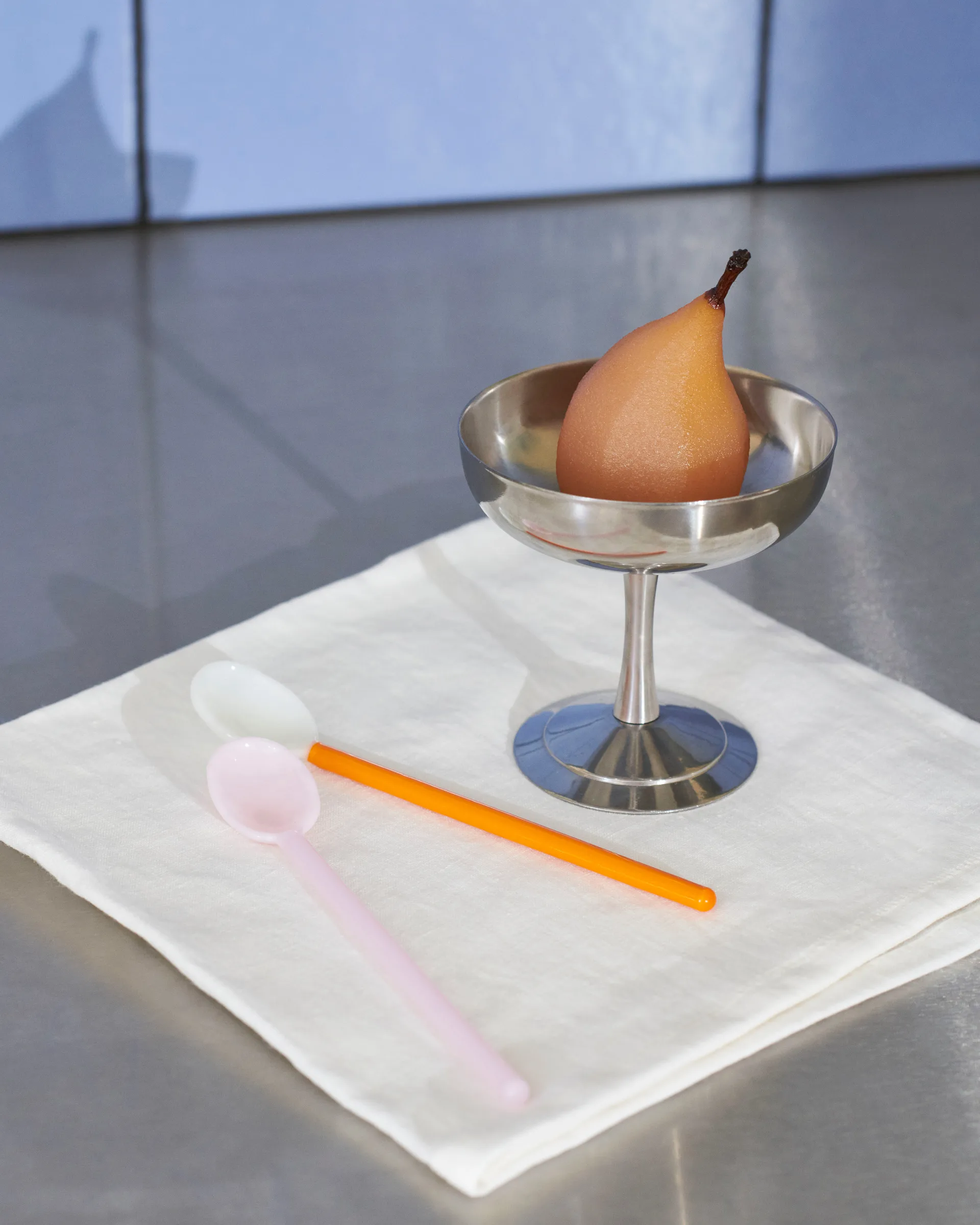 Cucchiai in vetro Duo, confezione da 2, Rosa chiaro, arancione brillante HAY