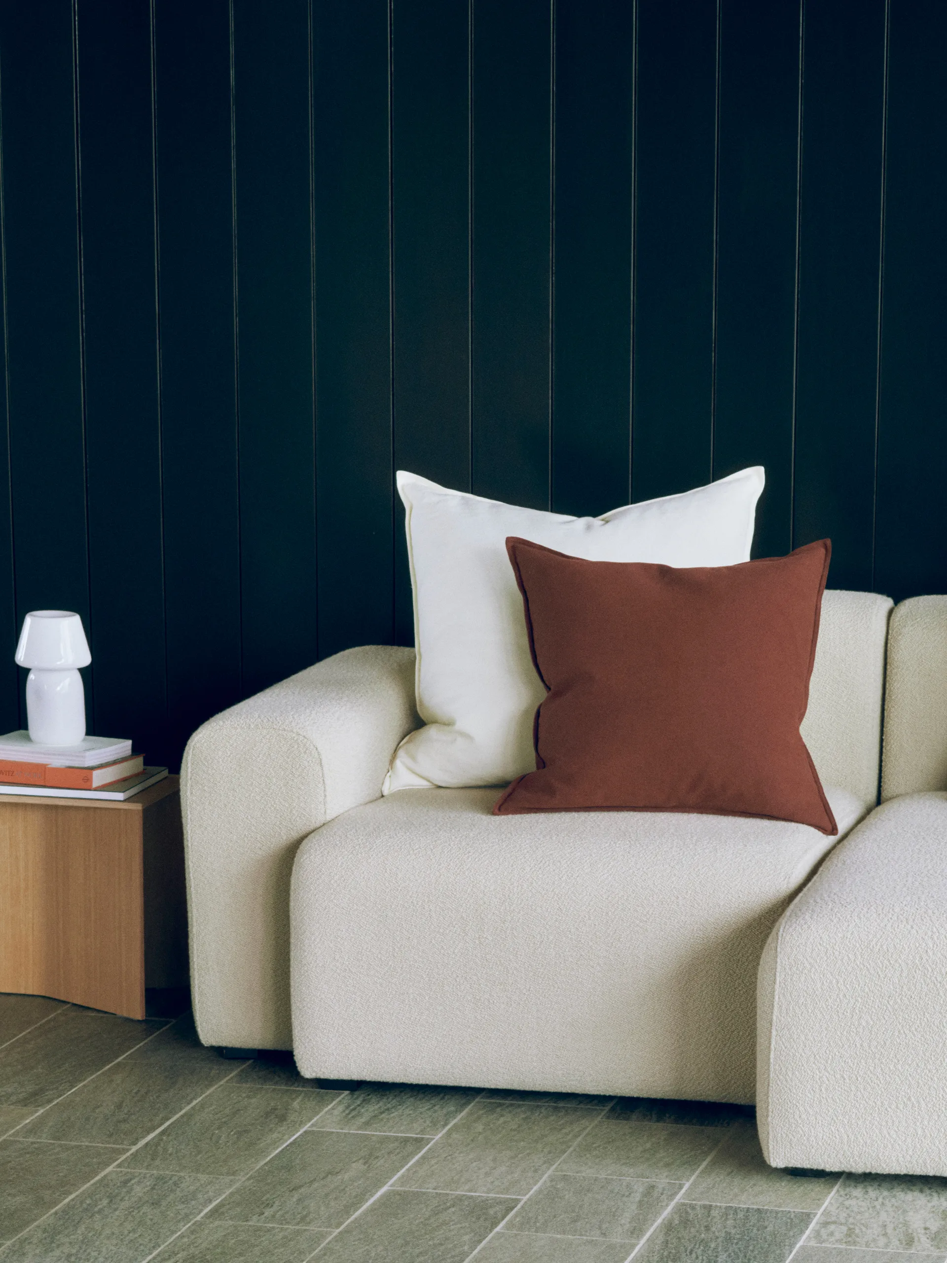 Cuscino Linen 50x50 cm, Iron red HAY