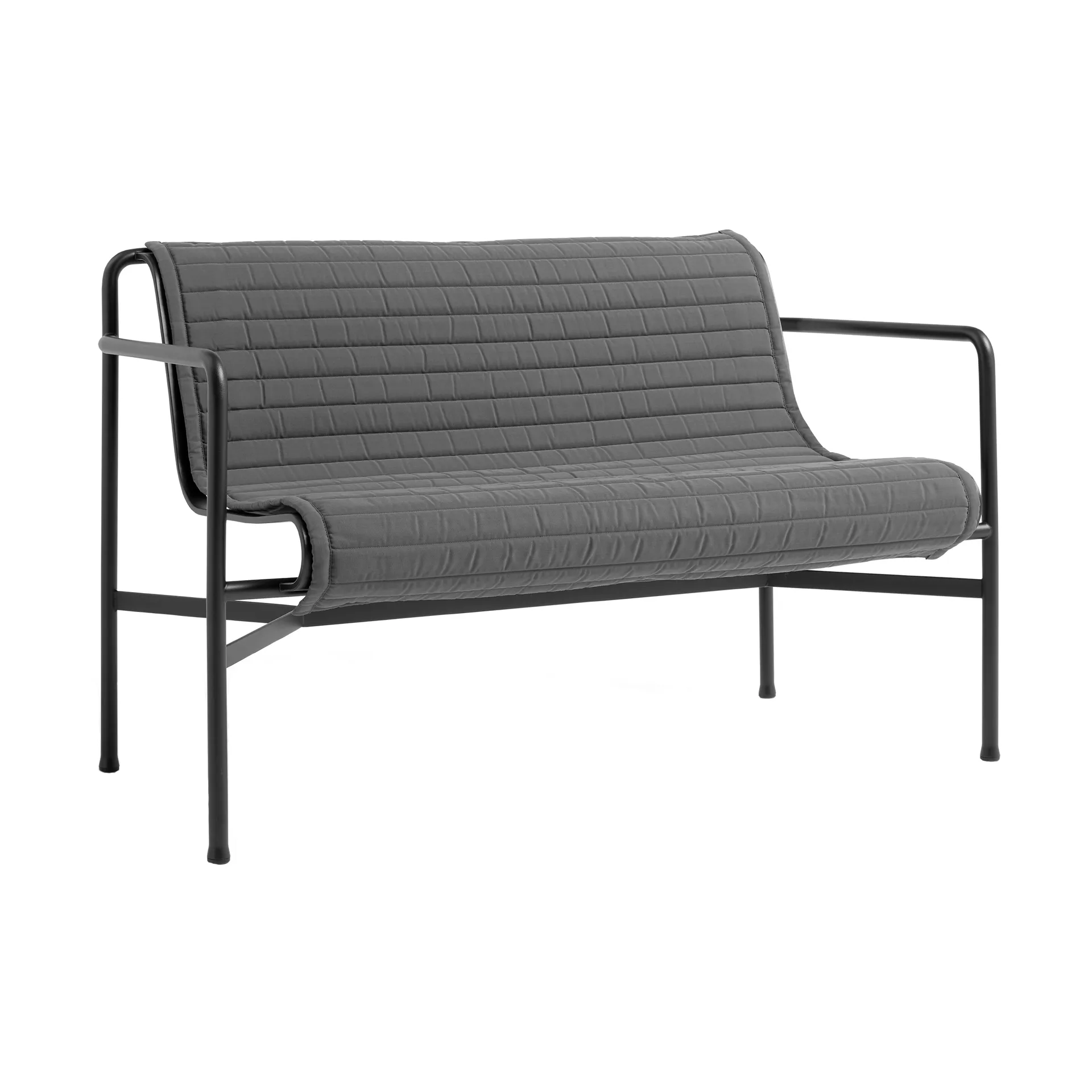Cuscino Palissade Quilted, Anthracite, per Dining panca HAY