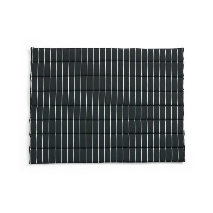 Cuscino per divano Outdoor Market - Black-beige, 2 posti - HAY