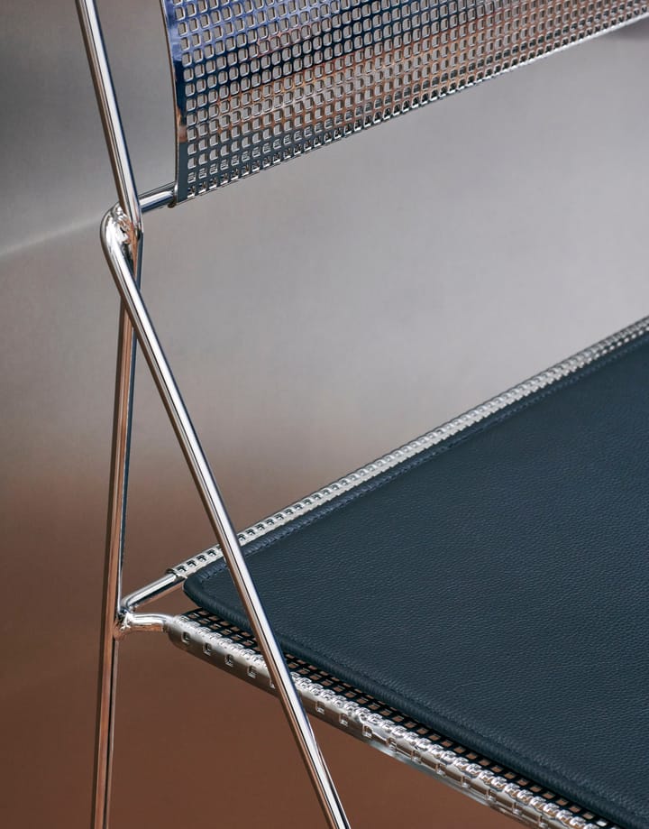 Cuscino per sedia X-Line Indoor, Black leather HAY