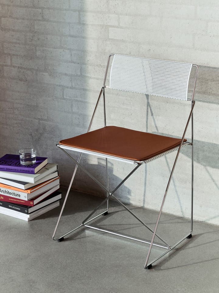 Cuscino per sedia X-Line Indoor, Cognac leather HAY
