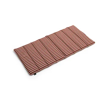 Cuscino per seduta Terrazza Folding - Terracotta bold stripe, 82x40 cm - HAY