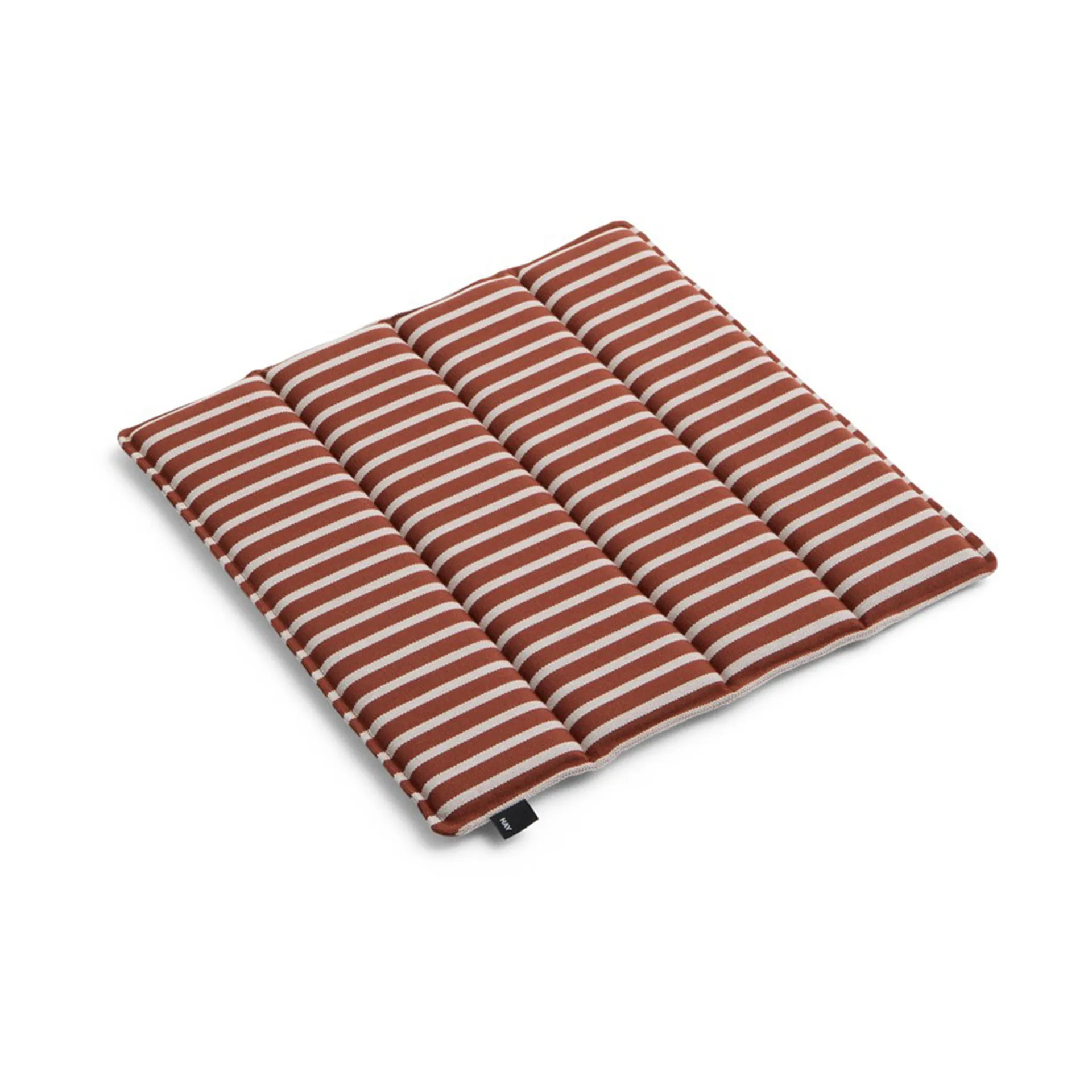 Cuscino per seduta Terrazza, Terracotta bold stripe, 40x40 cm HAY
