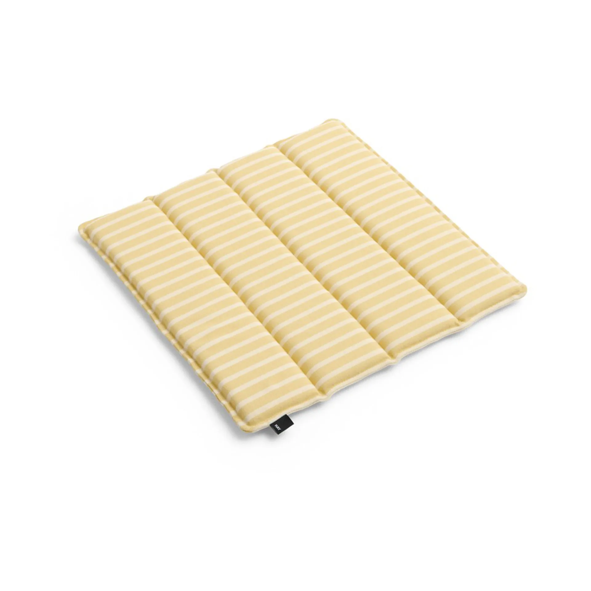 Cuscino per seduta Terrazza, Yellow bold stripe, 40x40 cm HAY