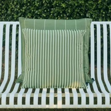 Cuscino Terrazza - Olive narrow stripe, 60x60 cm - HAY