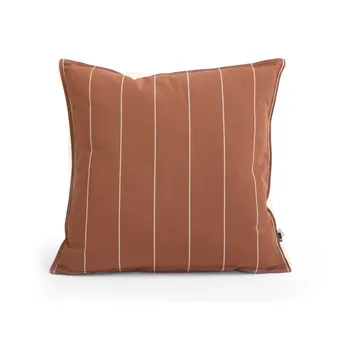 Cuscino Terrazza - Terracotta narrow stripe, 60x60 cm - HAY