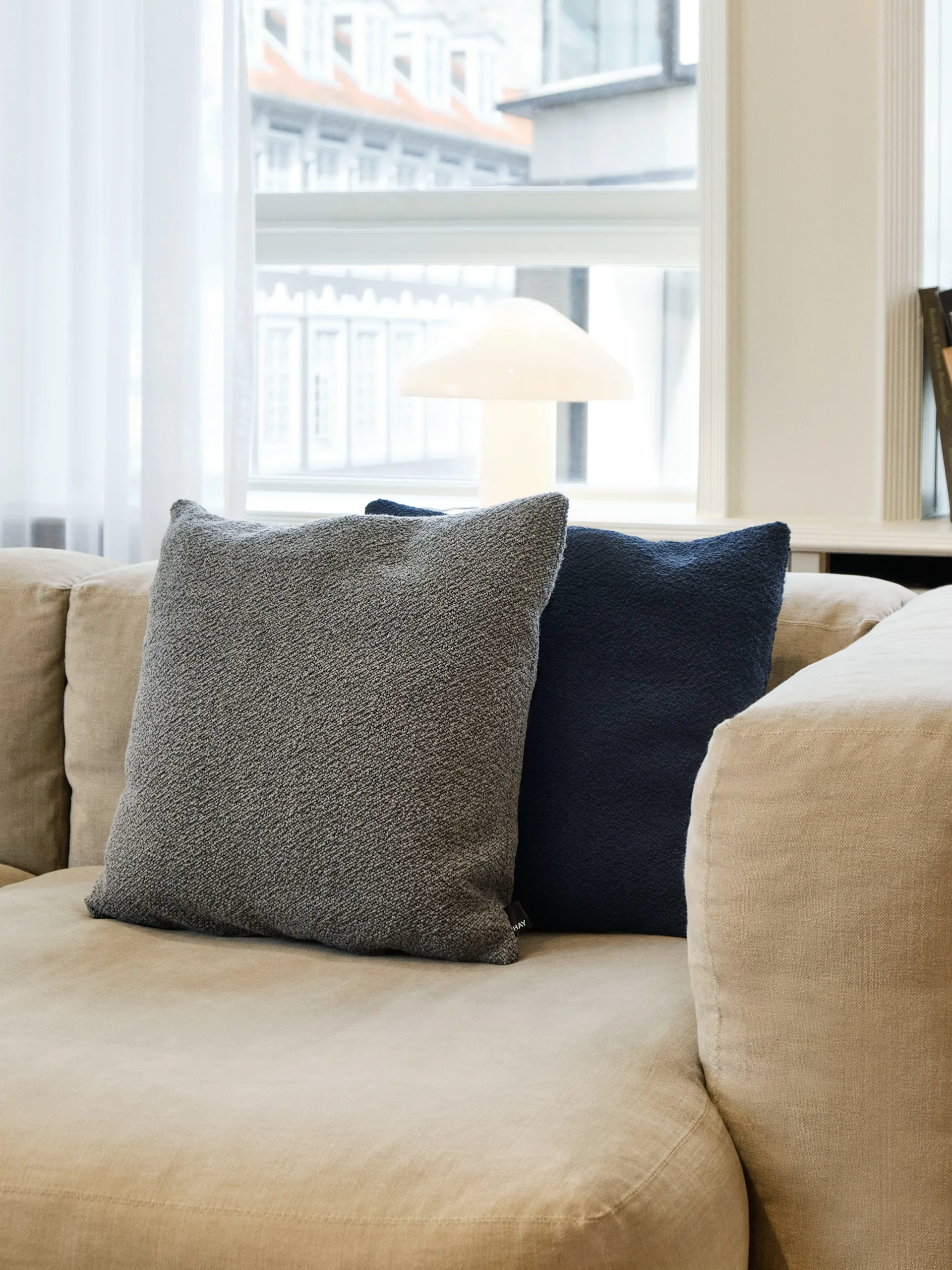 Cuscino Texture 50x50 cm, Grigio HAY