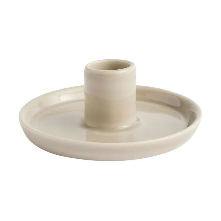 Disc portacandele - grigio caldo, piccolo, Ø10x4,8 cm - HAY