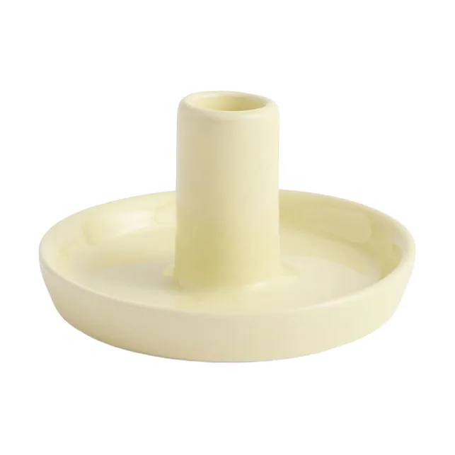 Disc portacandele - Lime white, Ø7x4 cm - HAY