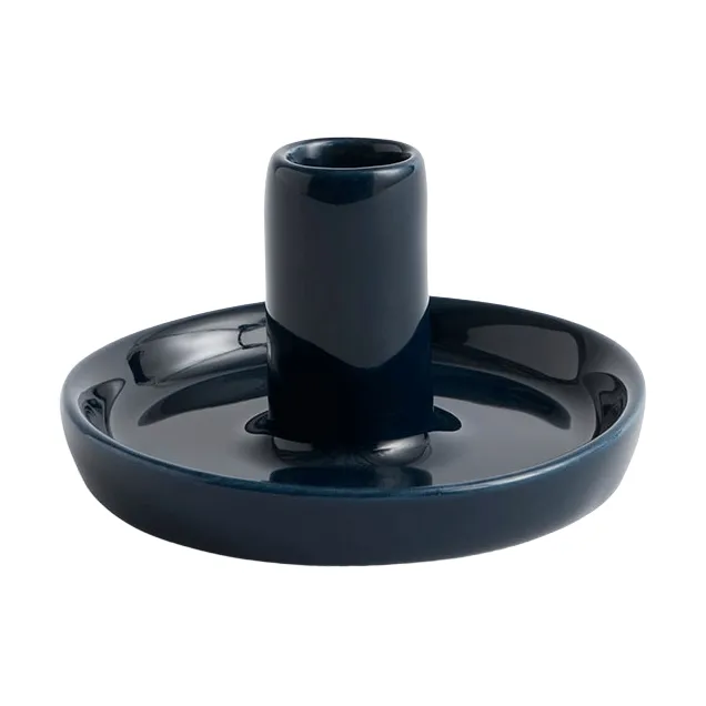 Disc portacandele, Midnight blue, Ø7x4 cm HAY