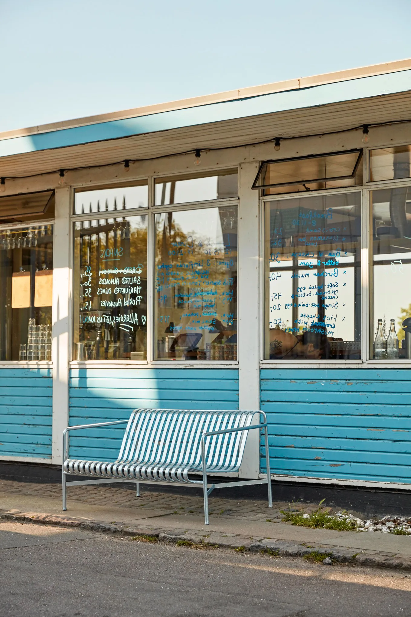 Divano lounge Palissade, Hot galvanised HAY