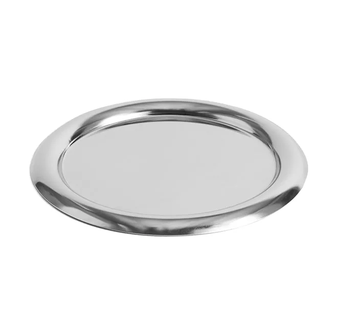 Essential Steel piatto da portata - acciaio inossidabile, rotonda, small - HAY