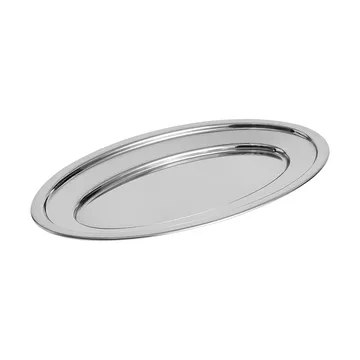 Essential Steel piatto da portata - acciaio inox, ovale, medio - HAY