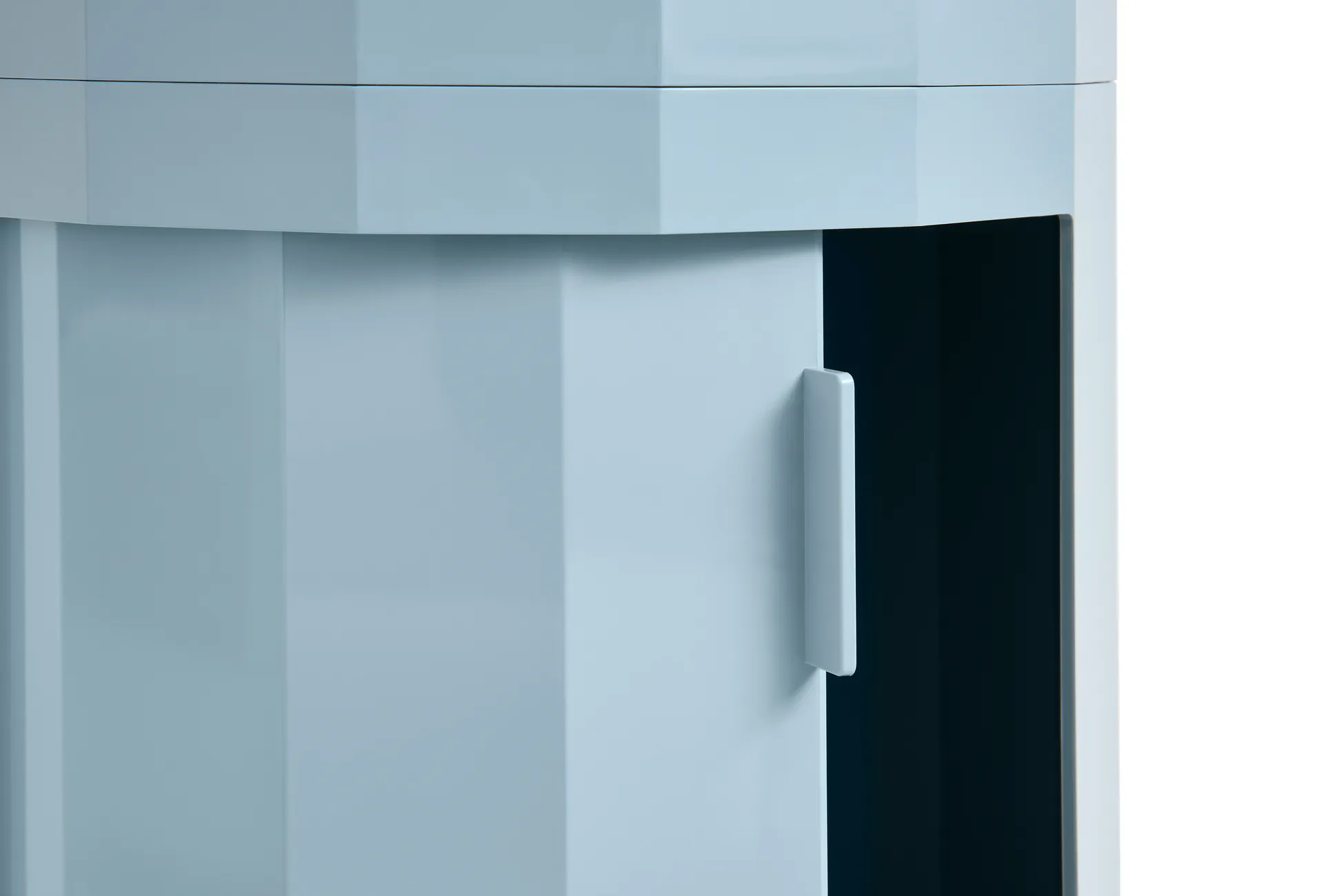 Facet Cabinet 110 tavolino laterale, Misty blue HAY