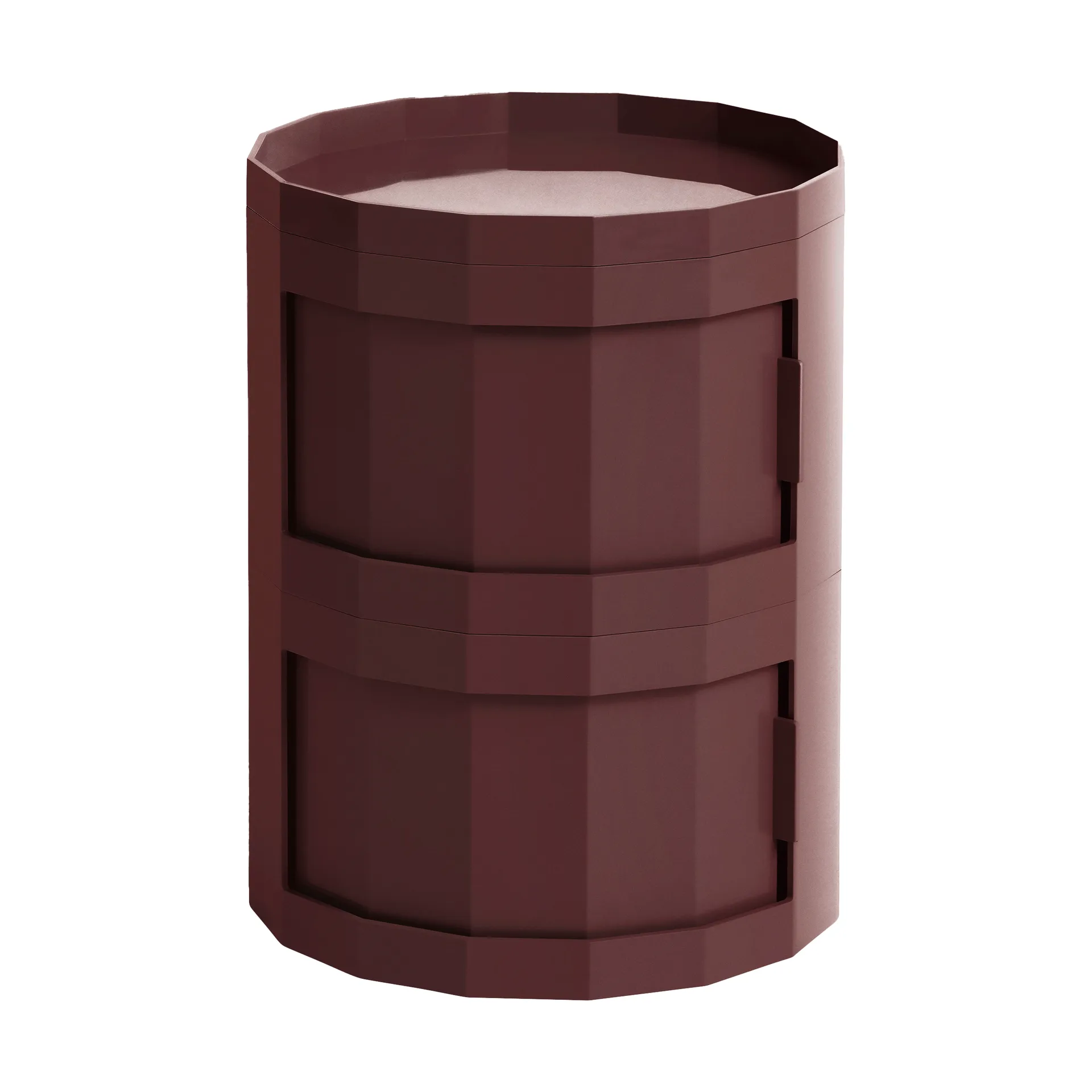 Facet Cabinet 20 tavolino laterale, Borgogna HAY