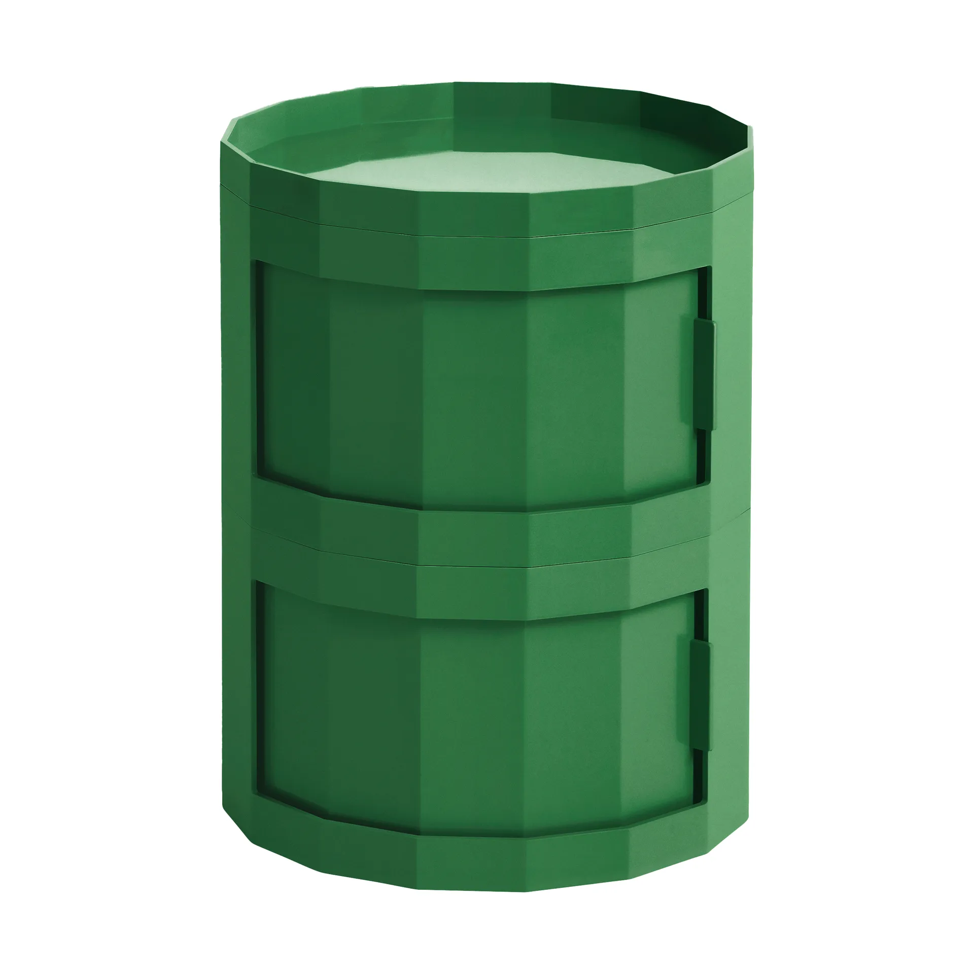 Facet Cabinet 20 tavolino laterale, Spinach green HAY