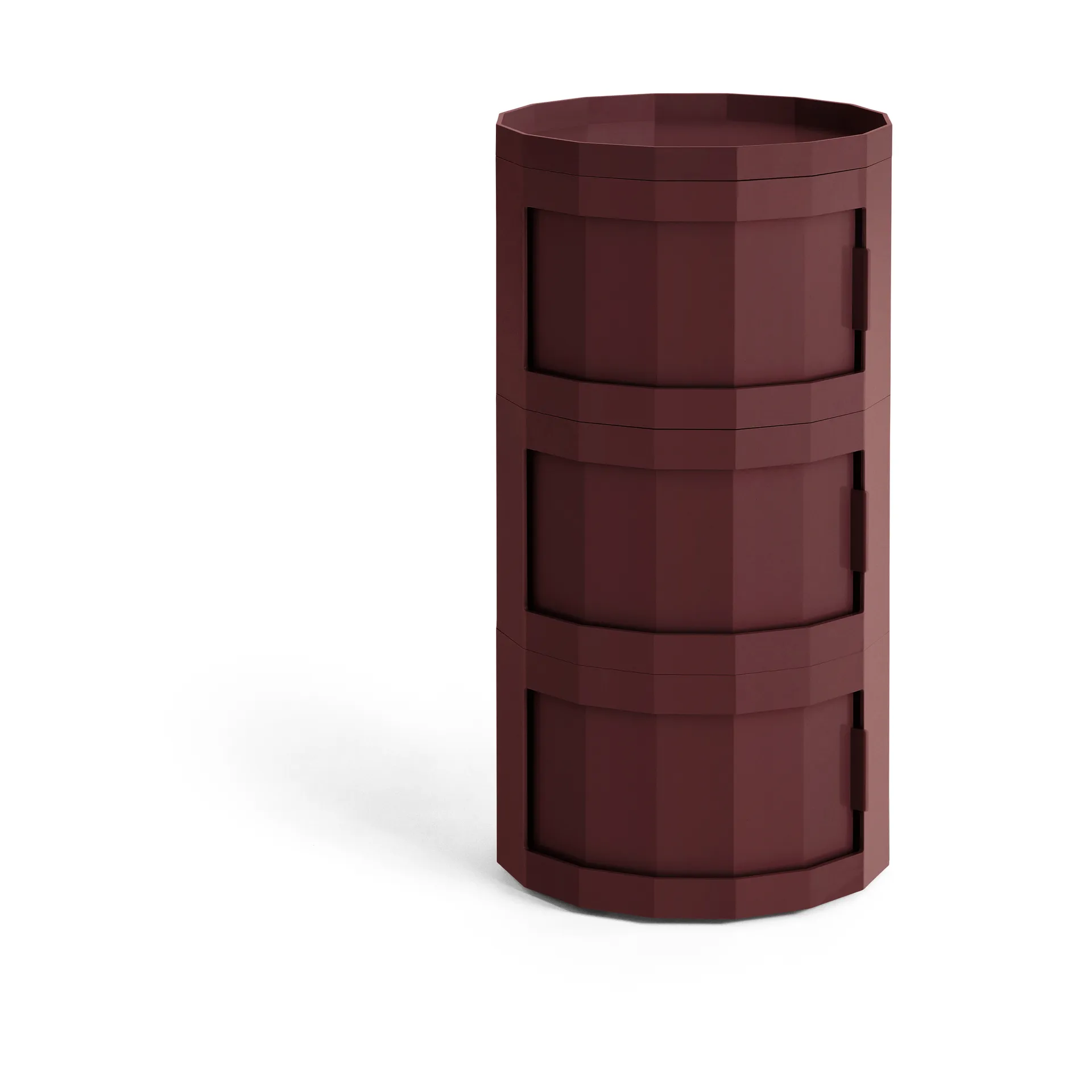 Facet Cabinet 30 tavolino laterale, Borgogna HAY