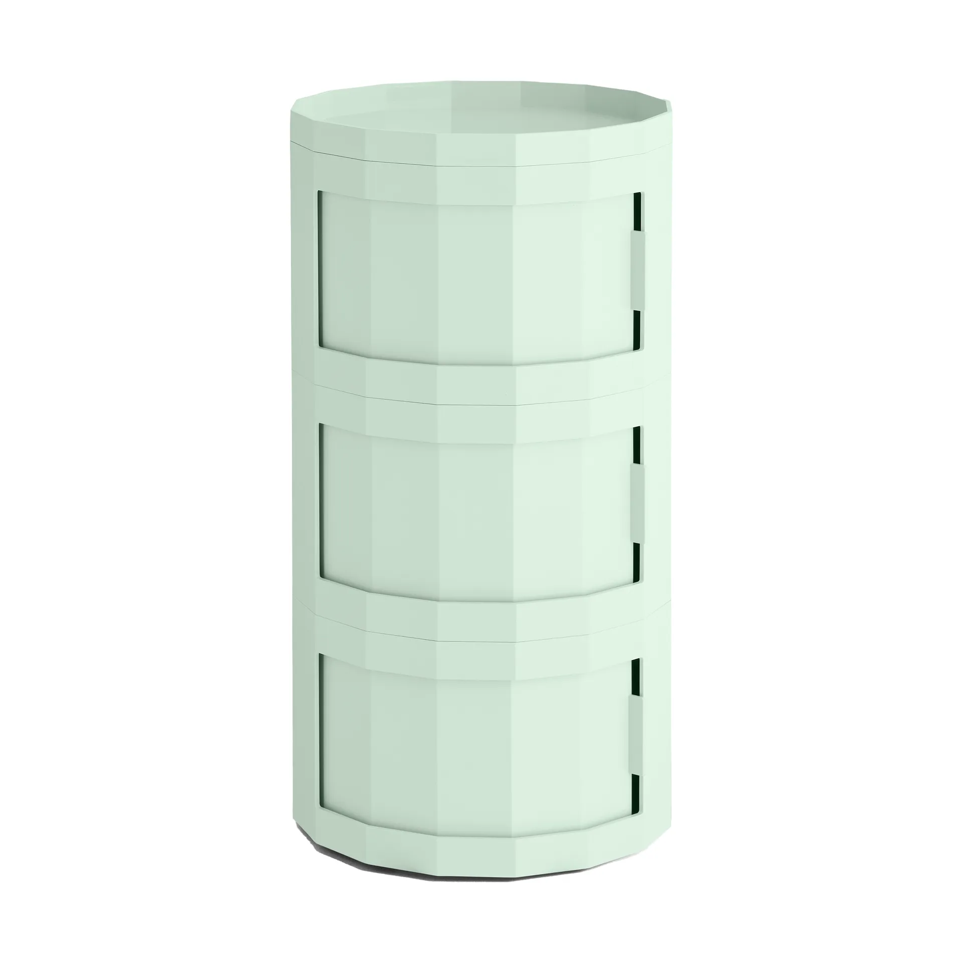 Facet Cabinet 30 tavolino laterale, Soft mint HAY
