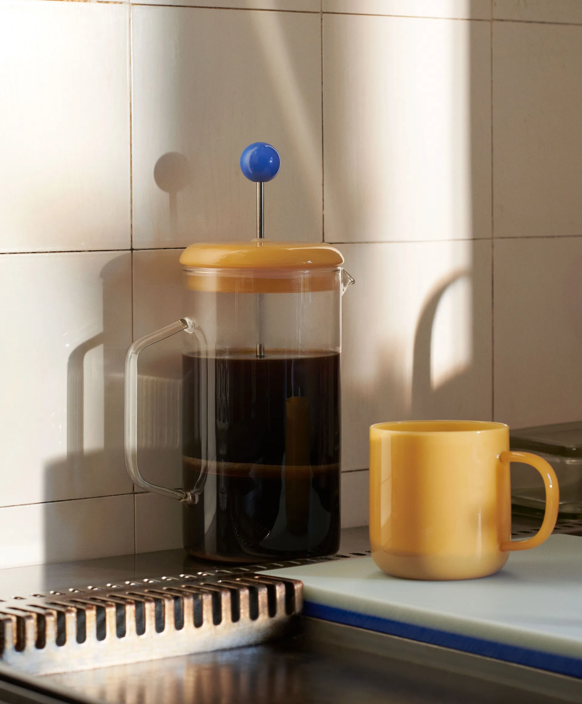 French press Brewer caffettiera da 1 litro, Trasparente HAY