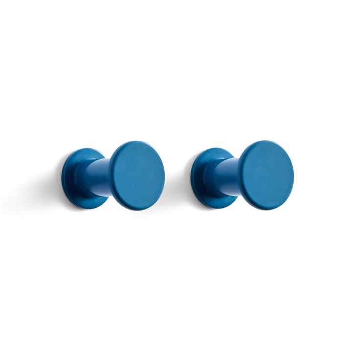 Gancio Bolt in confezione da 2, Ø2,8 cm - Blu - HAY