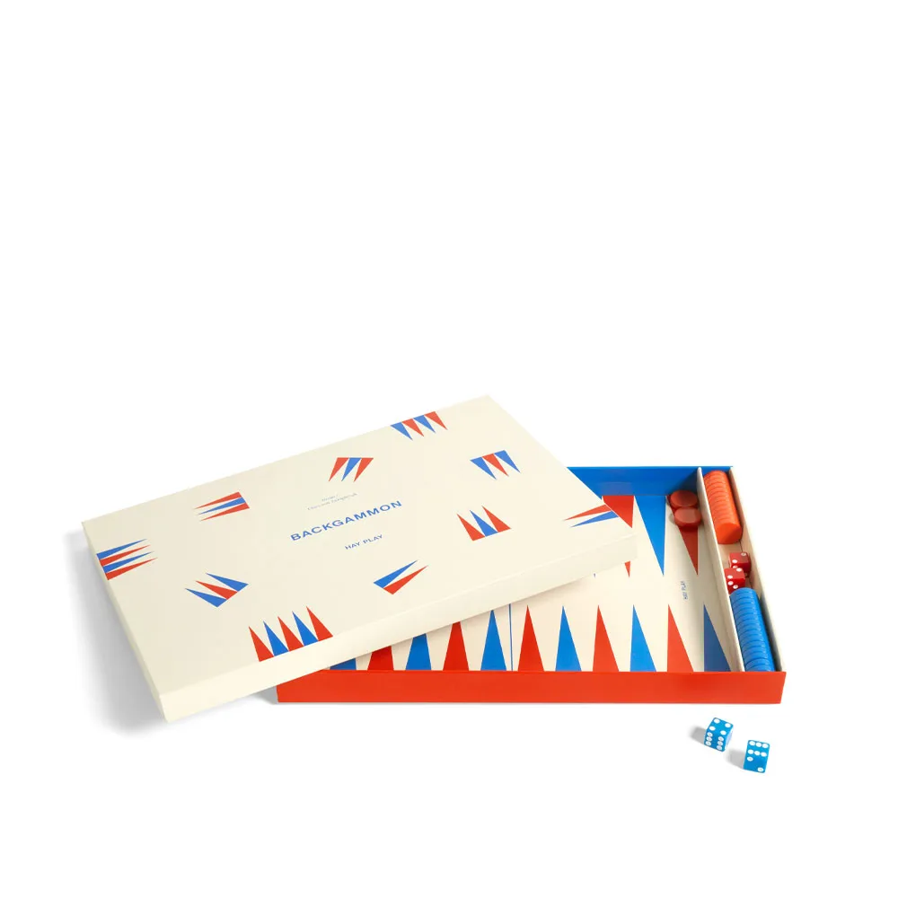 Gioco HAY PLAY, Off-white, backgammon HAY