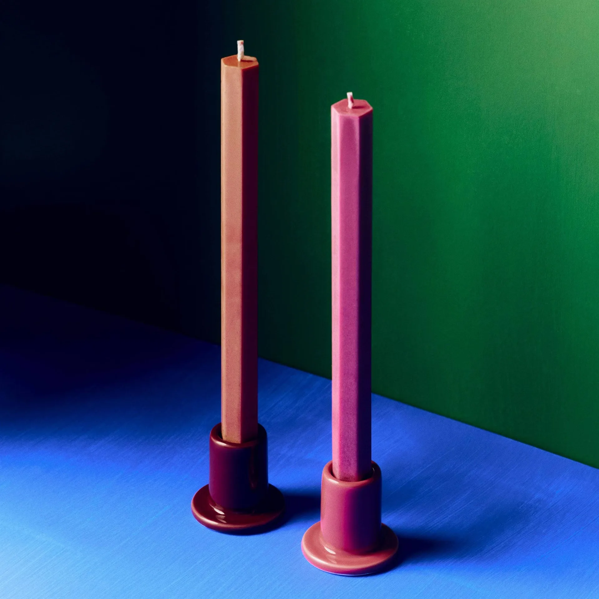 Hexagon Candle candele mix confezione da 4, Berry HAY