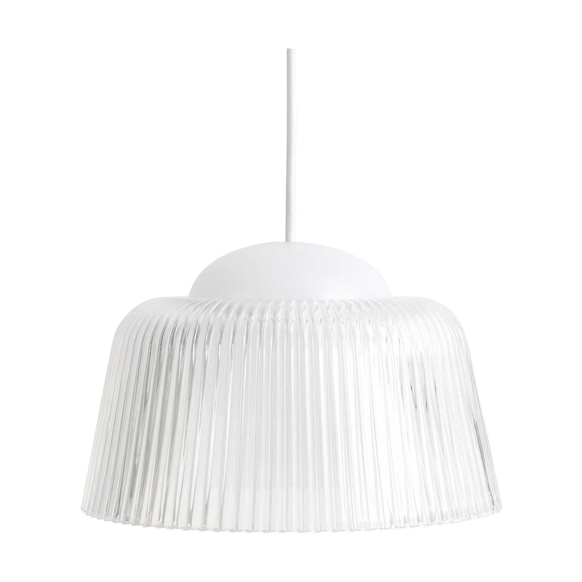 Lampada a sospensione Brim Bottle Ø24,5 cm, Clear glass HAY