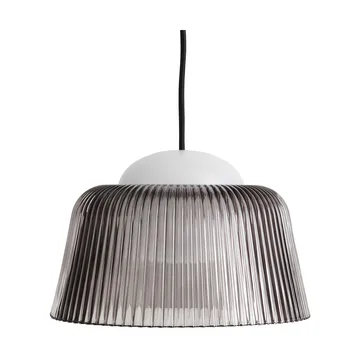 Lampada a sospensione Brim Bottle Ø24,5 cm - Grey glass - HAY