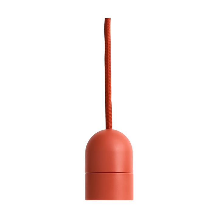 Lampada a sospensione Common Pendant Cord set Ø12 cm - Rusty red - HAY