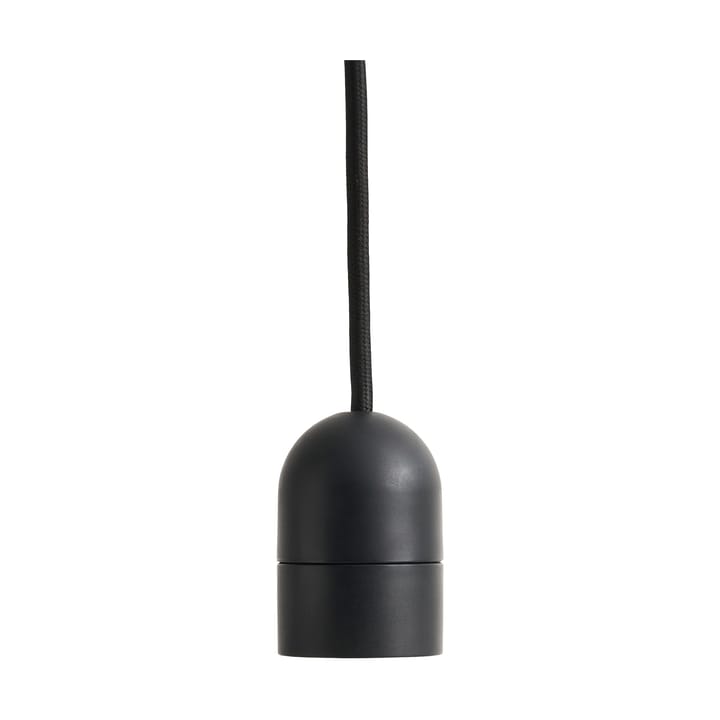 Lampada a sospensione Common Pendant Cord set Ø12 cm - Soft black - HAY