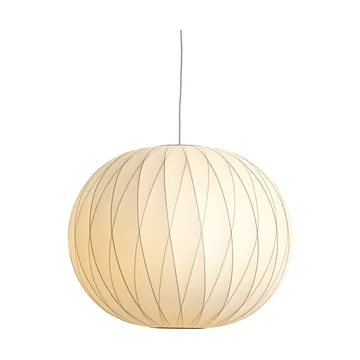 Lampada a sospensione incrociata Nelson Bubble Ball M - Bianco sporco - HAY