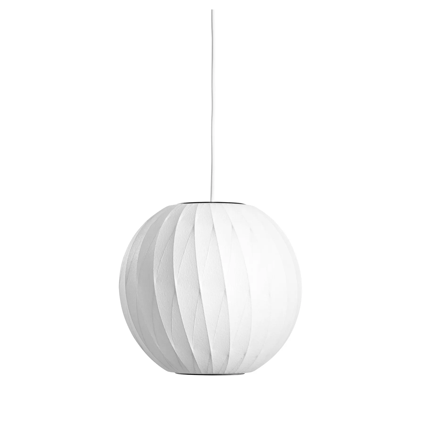 Lampada a sospensione incrociata Nelson Bubble Ball S, Bianco sporco HAY