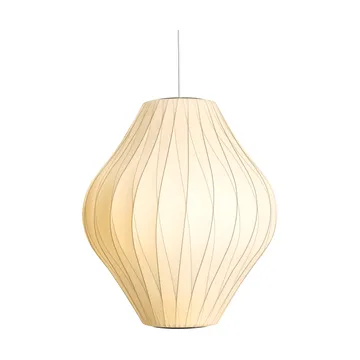 Lampada a sospensione incrociata Nelson Bubble Pear M - Bianco sporco - HAY