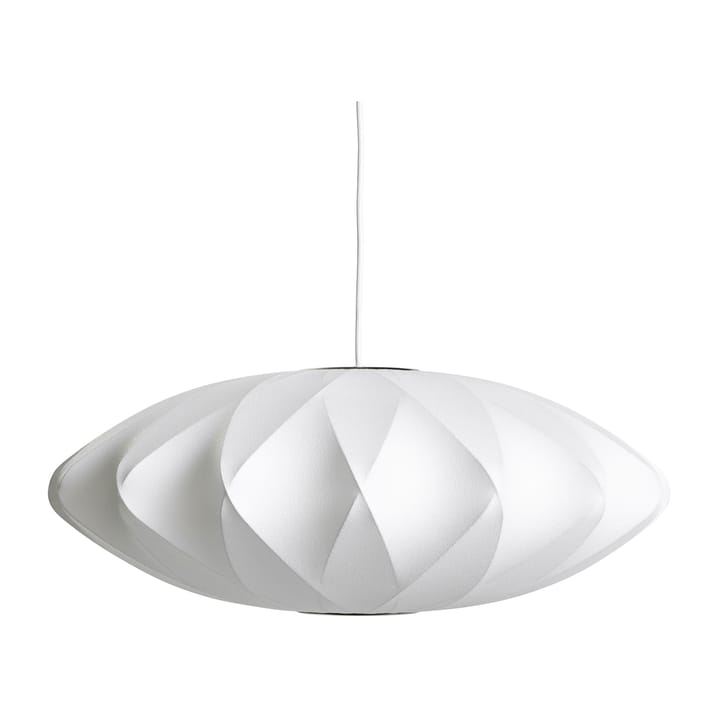 Lampada a sospensione incrociata Nelson Bubble Saucer M - Bianco sporco - HAY