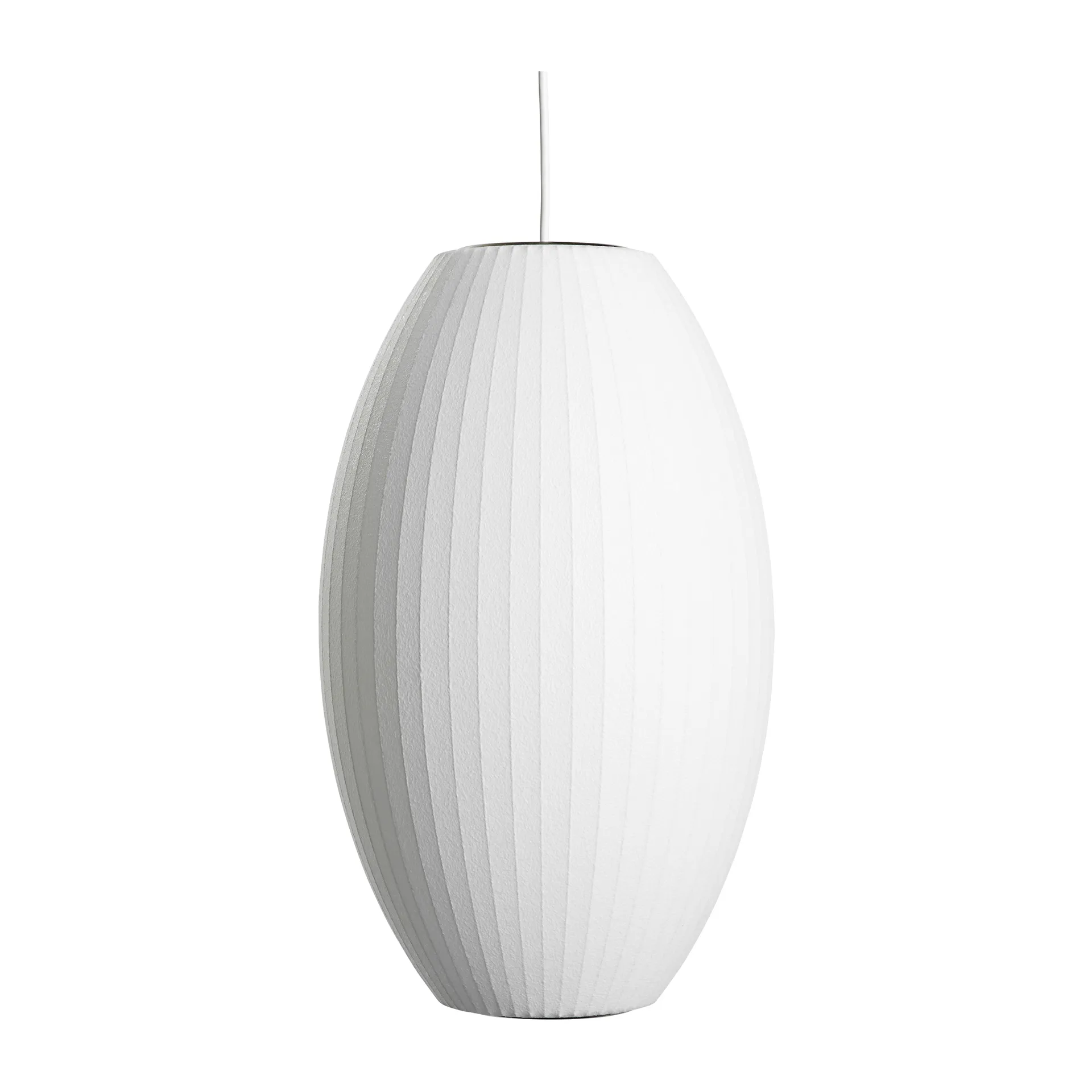 Lampada a sospensione Nelson Bubble Cigar M, Bianco sporco HAY