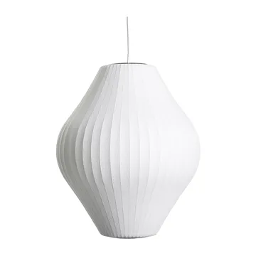 Lampada a sospensione Nelson Bubble Pear M - Bianco sporco - HAY