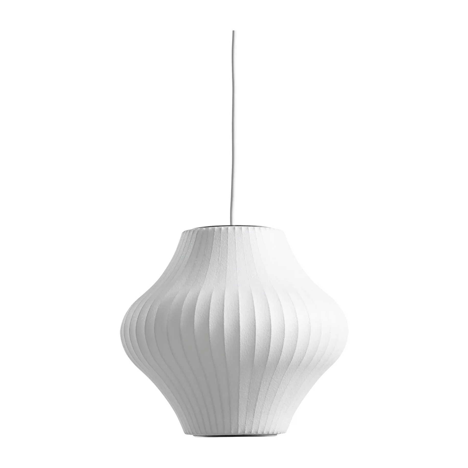 Lampada a sospensione Nelson Bubble Pear S, Bianco sporco HAY