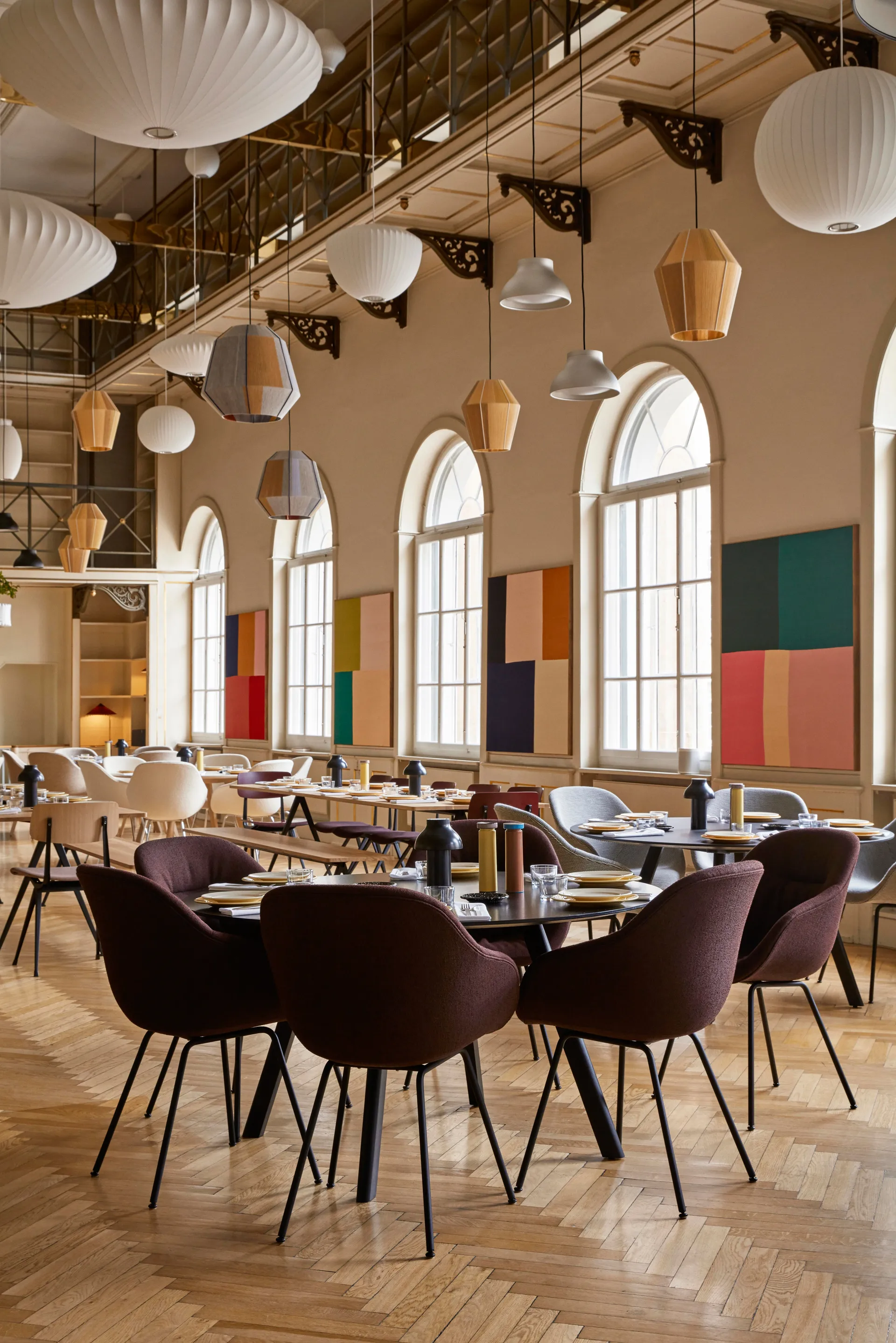 Lampada a sospensione Nelson Bubble Saucer L, Bianco sporco HAY