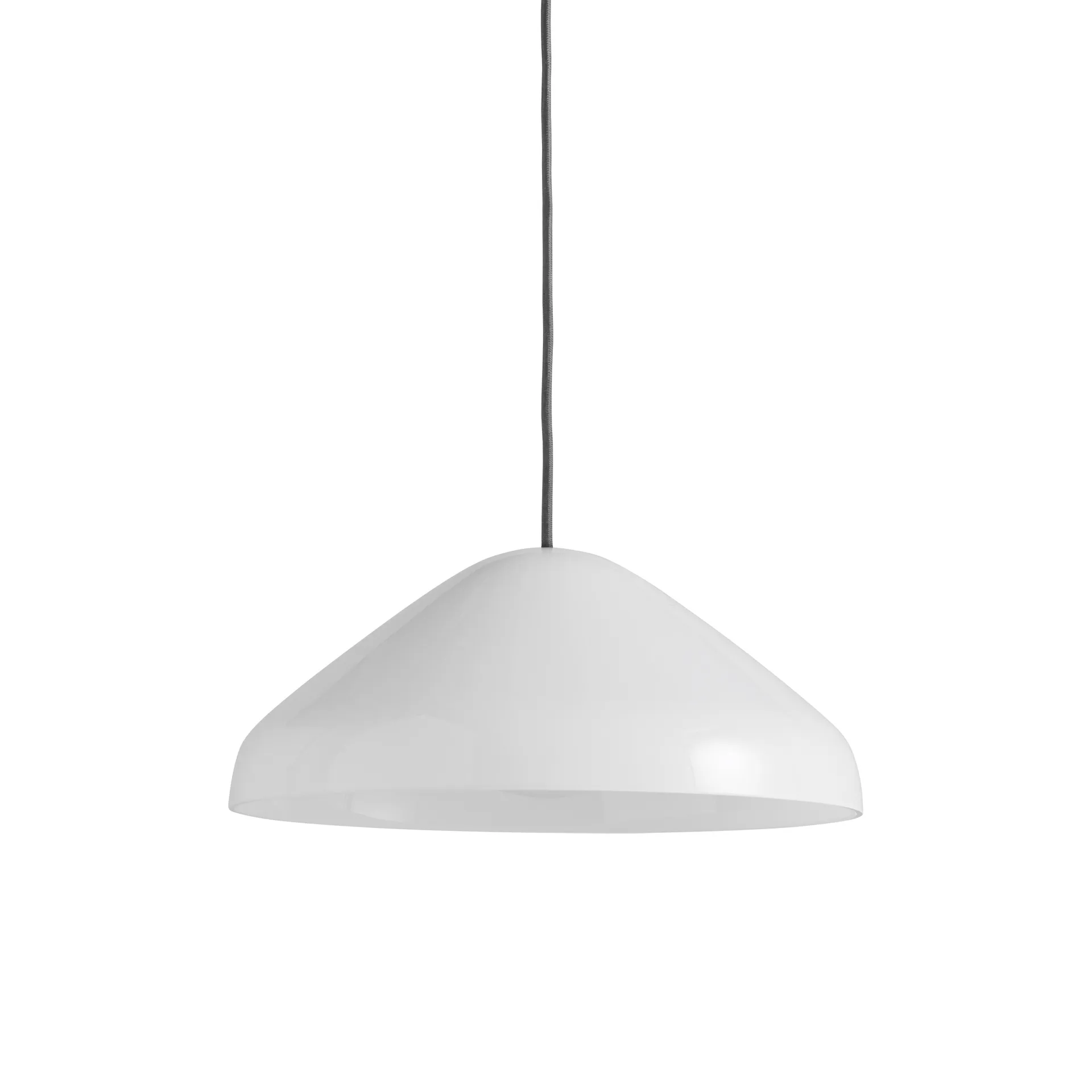 Lampada a sospensione Pao in vetro Ø 35 cm, Bianco - vetro opalino HAY